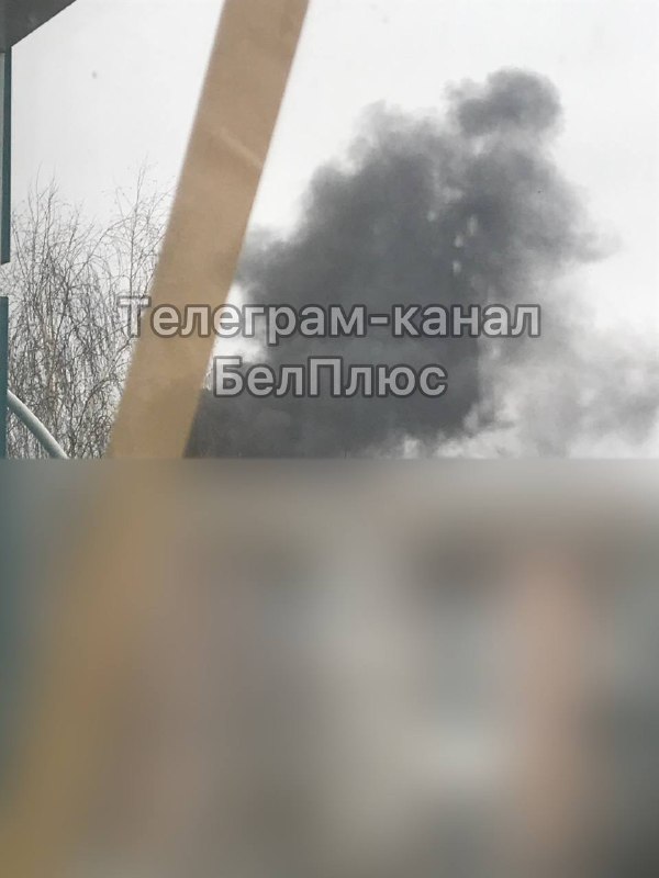 Пожар в Белгородском районе в результате обстрела