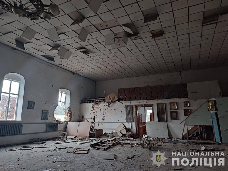 Rus ordusu Nikopol ilçesini bombaladı