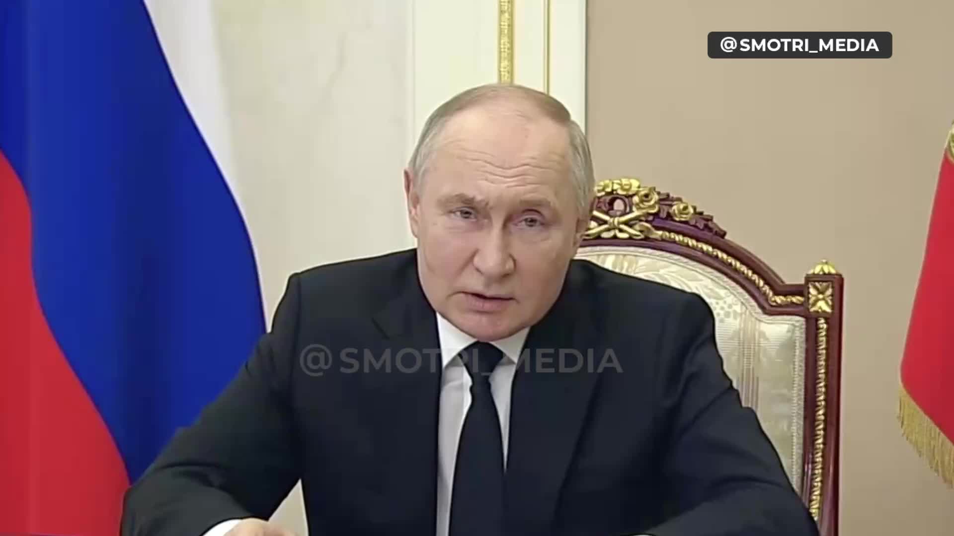 Putin: Es muss die Frage beantwortet werden, warum die Militanten versuchten, in die Ukraine zu fliehen, nachdem sie in Krokus ein Verbrechen begangen hatten, und wer dort auf sie wartete