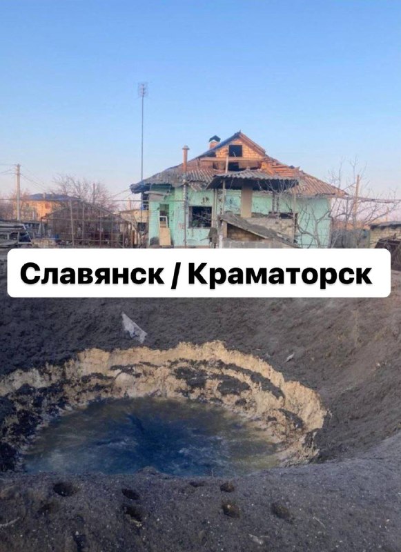 Разрушения в Лимане Донецкой области в результате обстрела