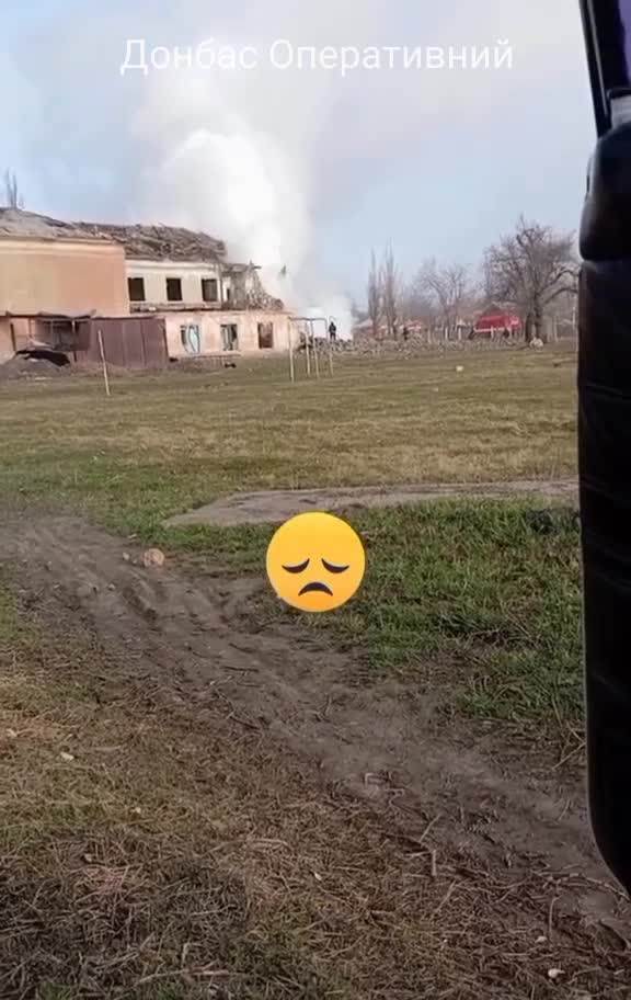 قصف الجيش الروسي مدينة هيرنيك في منطقة دونيتسك