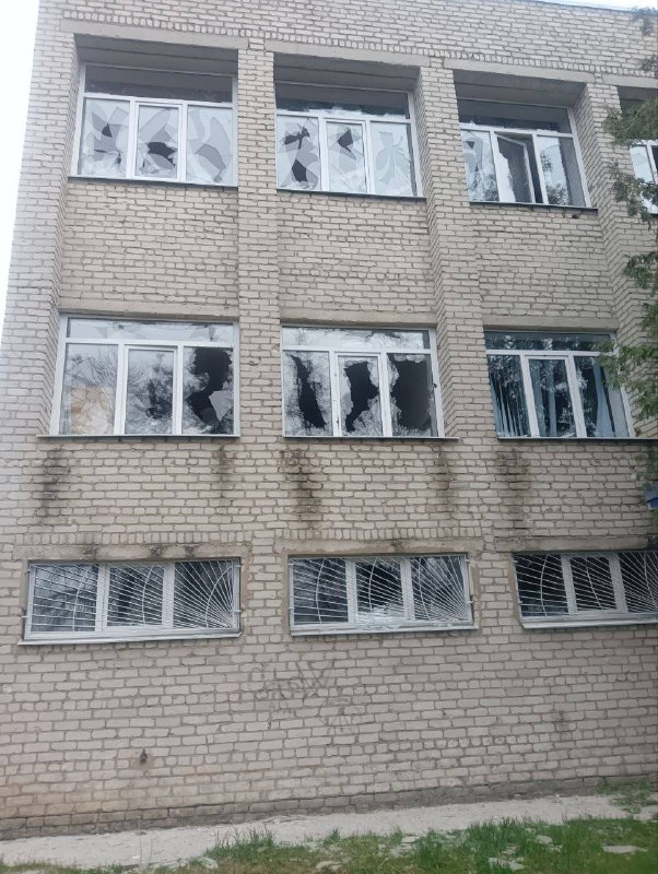 Damage in Suzemka as result of shelling