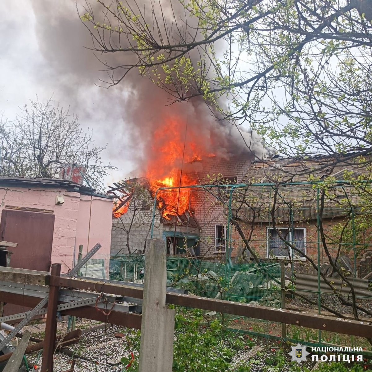 В результате авиаудара РФ в Дергачах Харьковской области ранены трое детей и еще один человек