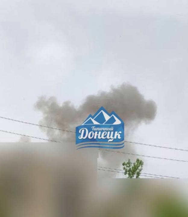 Explosions were reported from Horlivka and Starokostiantynivka