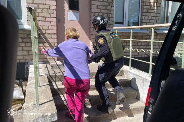 1 Person heute durch Beschuss in Nikopol verletzt