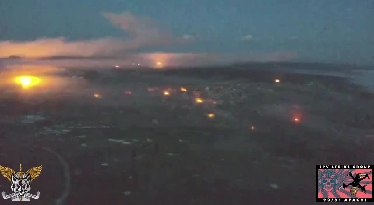 Russian army using TOS-1 and MLRS GRAD to shell Bilohorivka in Luhansk region