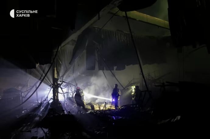 Death toll of Russian air strike on the Epicenter mall in Kharkiv has increased to 12 dead, 43 people injured