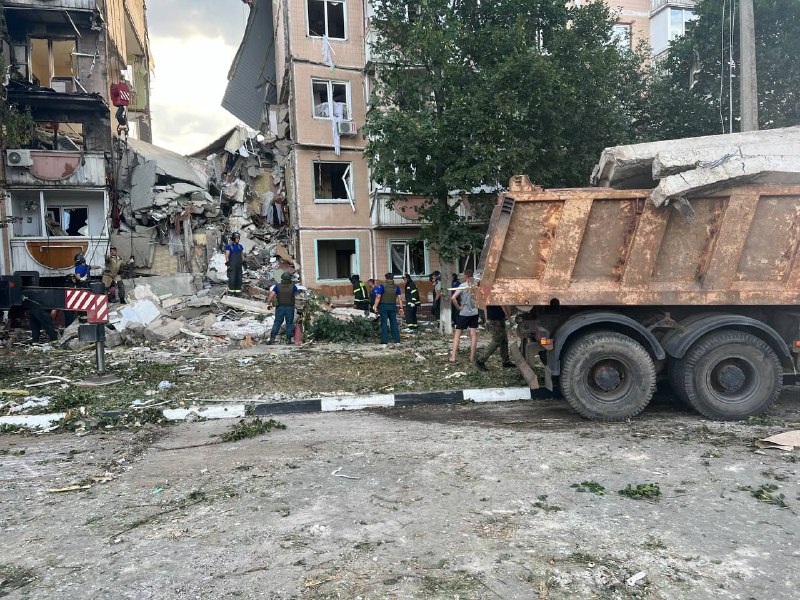Death toll in collapsed building in Schebekino of Belgorod region increased to 5, - according to local authorities