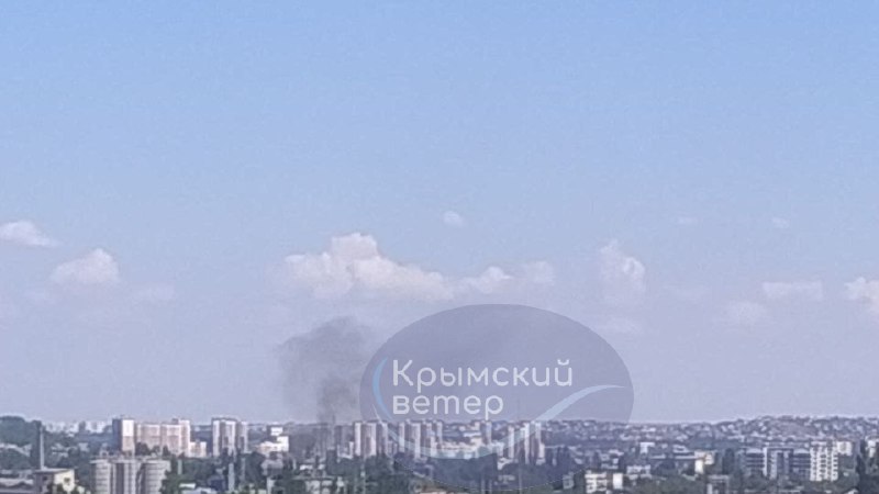 Fire reported in occupied Simferopol