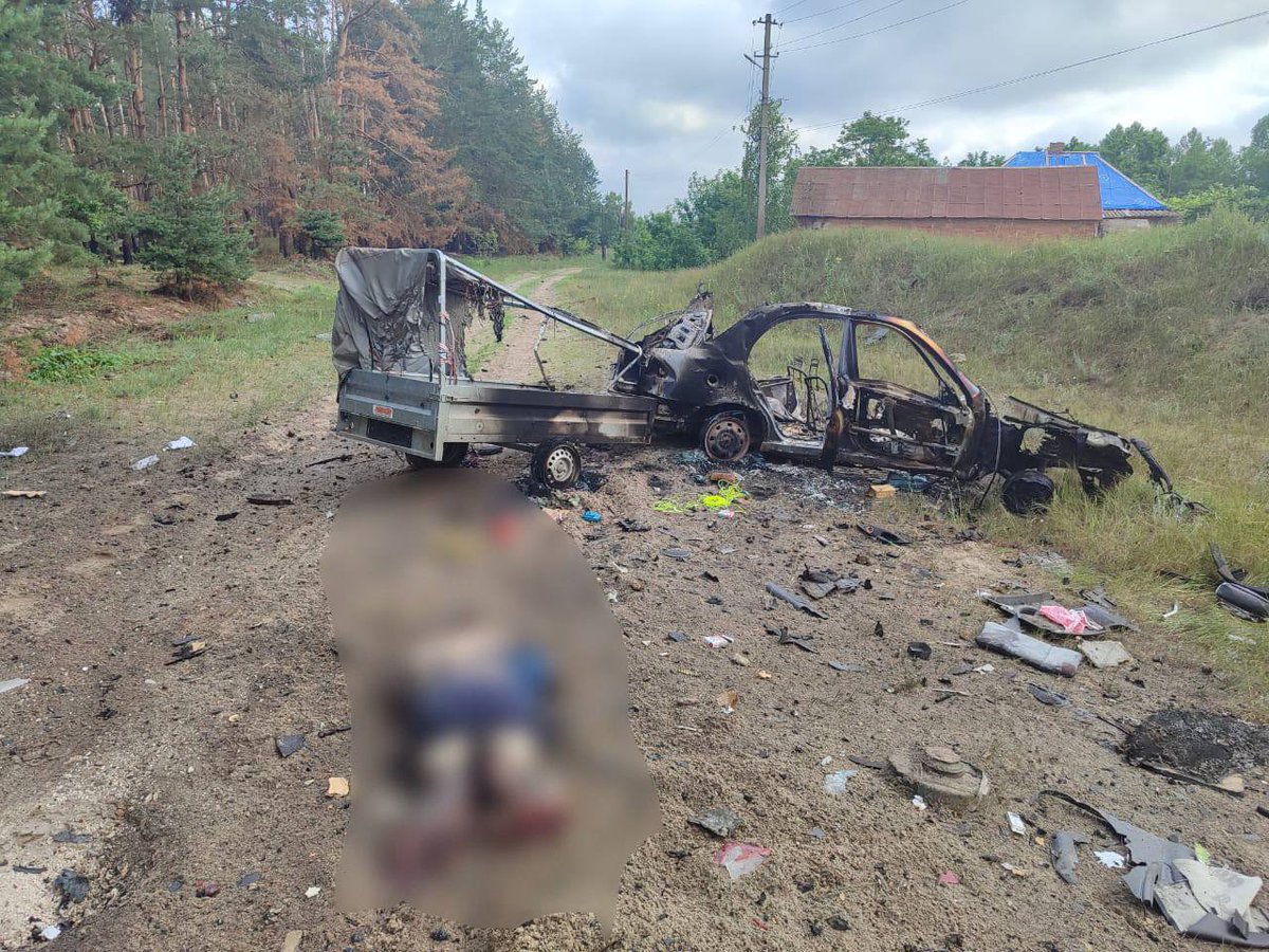 2 civilians killed as result of landmine explosion at Slobozhanske village of Lyptsi community