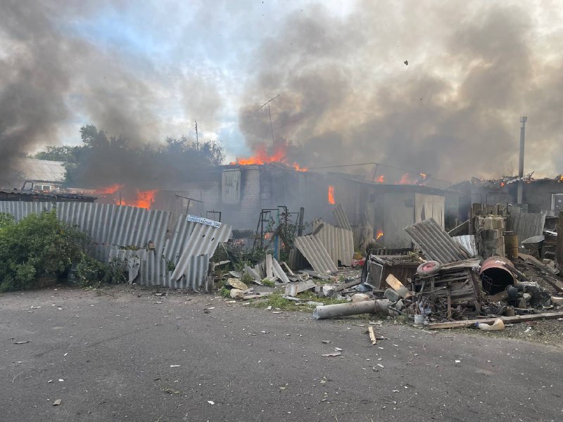 Deux personnes ont été blessées suite à un bombardement dans la ville de Soudja, région de Koursk