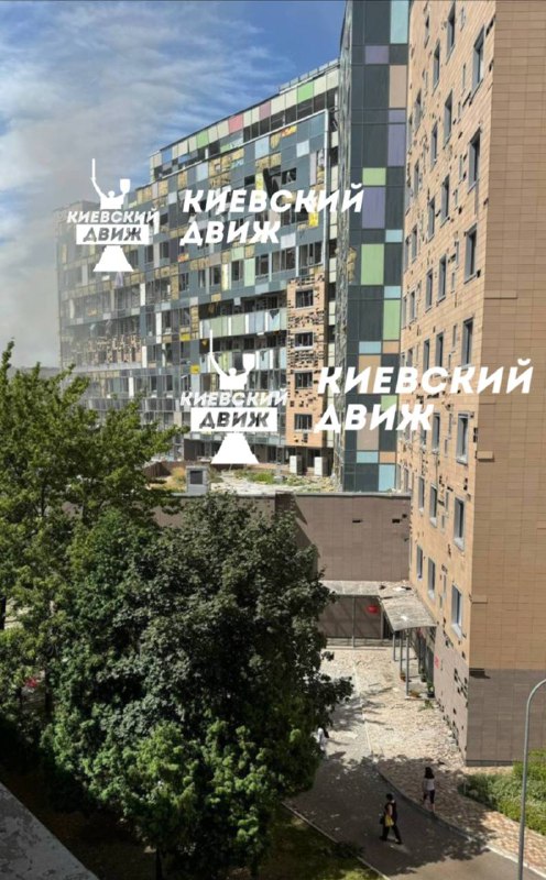 Okhmatdet children hospital was damaged as result of Russian missile strike in Kyiv