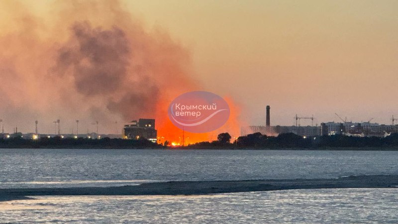 Großbrand in Jewpatorija gemeldet