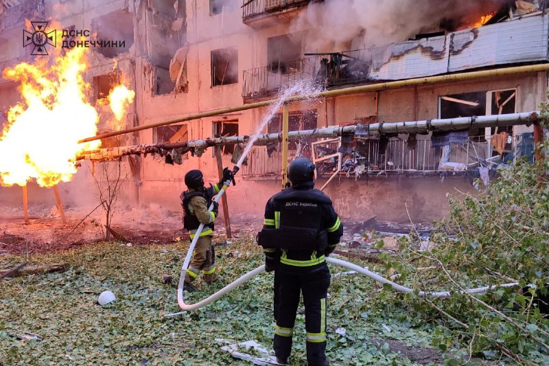 Myrnohrad ve Raihorodok'un bombardımanı sonucu 1 kişi öldü, 17 kişi yaralandı