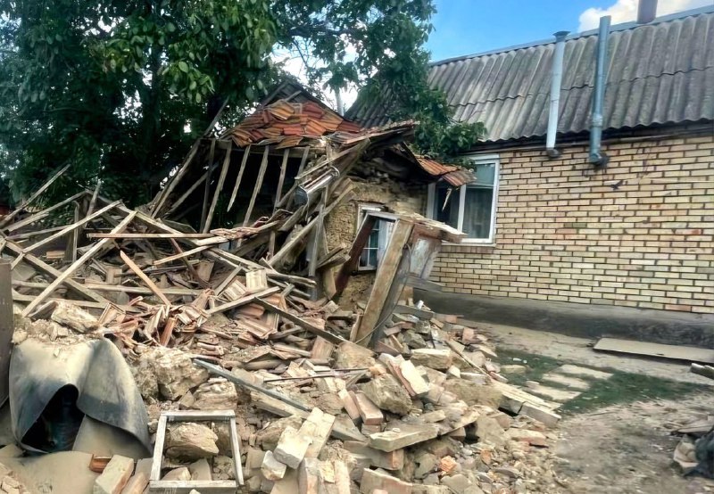 El ejército ruso bombardeó esta tarde el distrito de Nikopol con artillería y drones