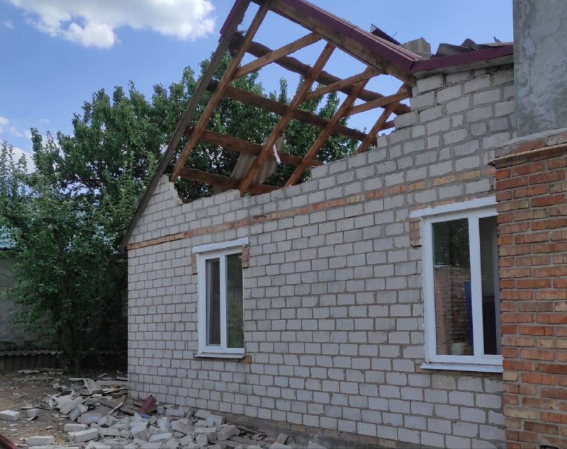 Aujourd'hui, 1 personne a été blessée suite à un bombardement dans la région de Nikopol