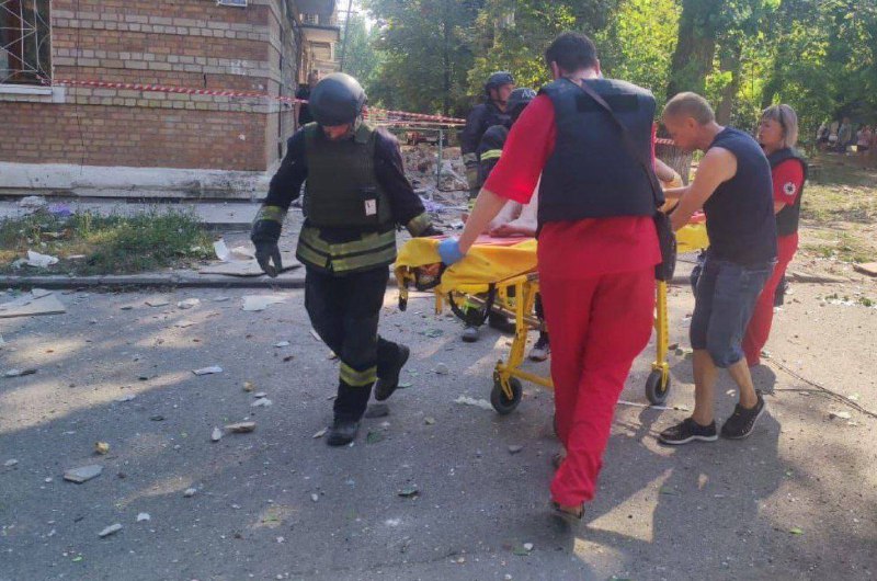 Ocho heridos, entre ellos dos niños, como consecuencia del bombardeo ruso en Nikopol