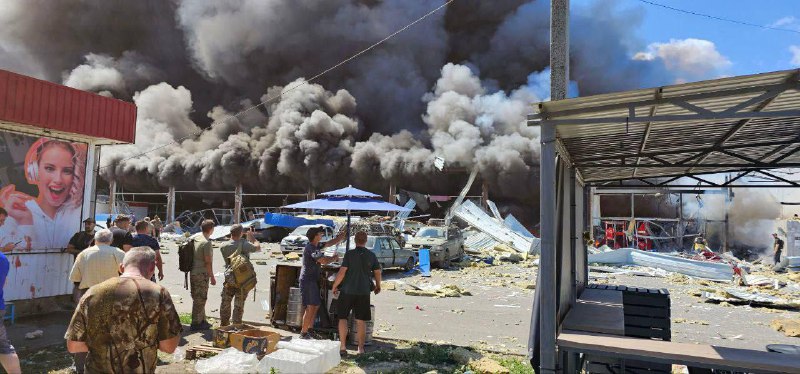 Donetsk bölgesine bağlı Kostiantynivka'da Rus bombardımanı sonucu en az 7 kişi yaralandı