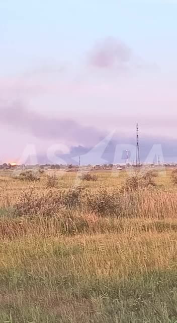 Volgograd bölgesindeki Marynovka havaalanında ikincil patlamalar bildirildi