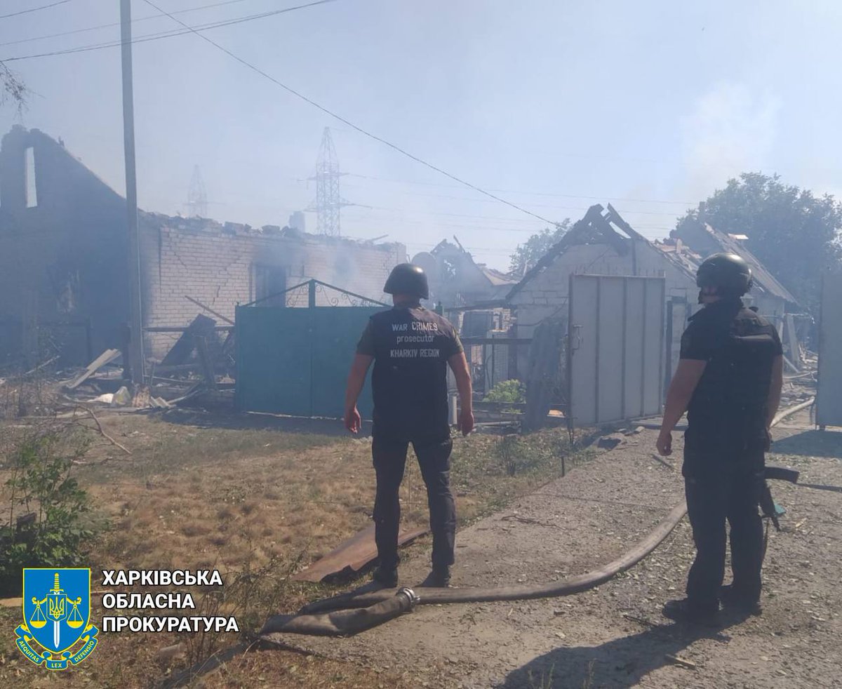 Una persona resultó herida en un ataque aéreo ruso en la aldea de Novoosynove, en el distrito de Kupiansk