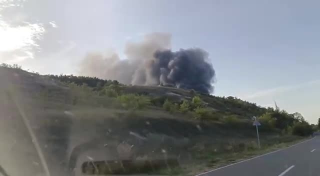 Пожежа на складі ПММ у Волоконовському районі Білгородської області