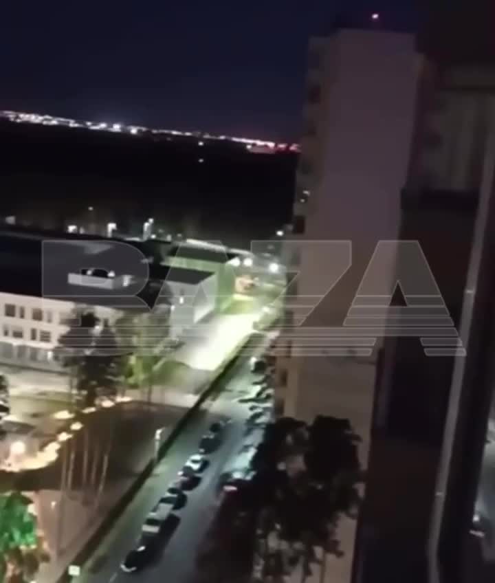 El momento de la explosión cerca de un edificio residencial en Sportivny Proezd en Ramenskoye