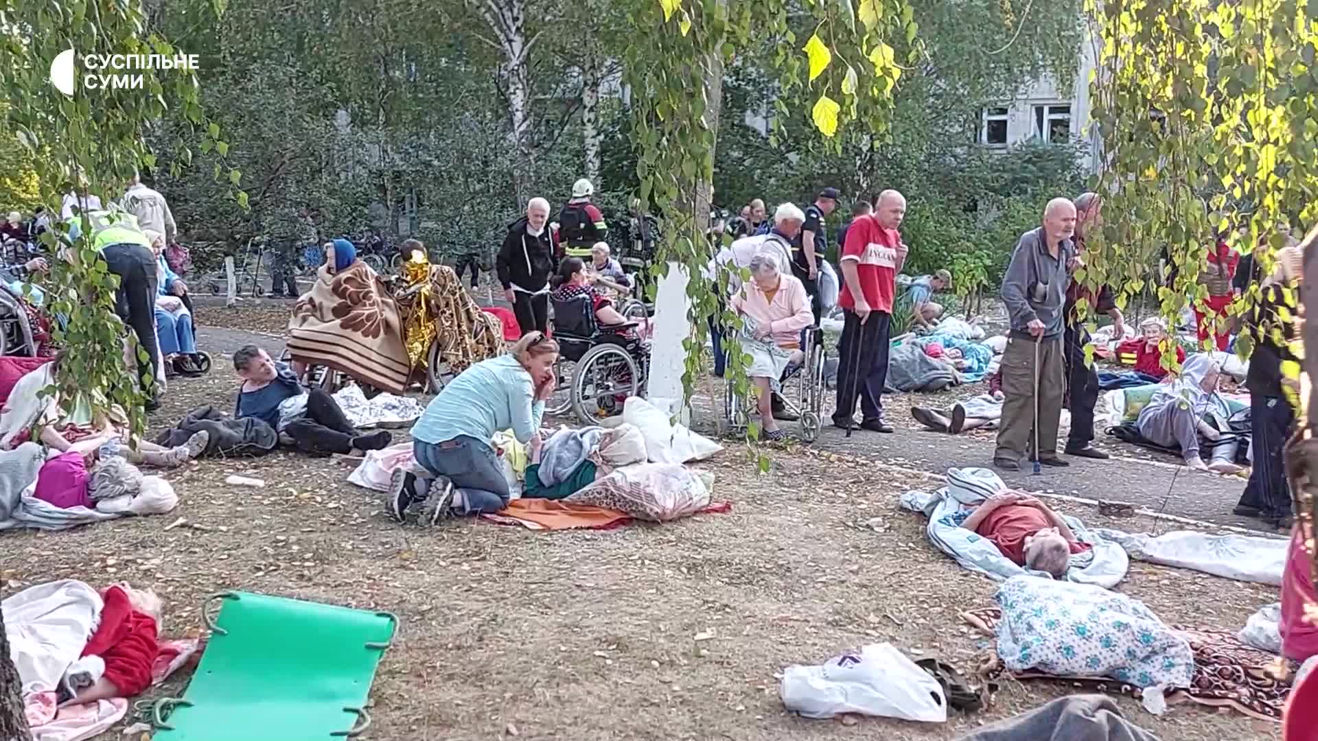 Un ataque aéreo ruso alcanzó una residencia de ancianos en Sumy y hubo víctimas