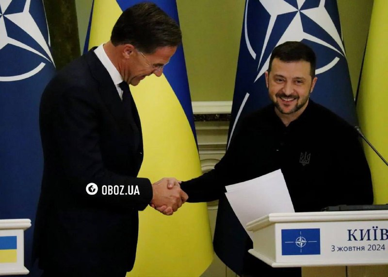 Le secrétaire général de l'OTAN, Mark Rutte, a rencontré le président ukrainien Zelensky à Kyiv