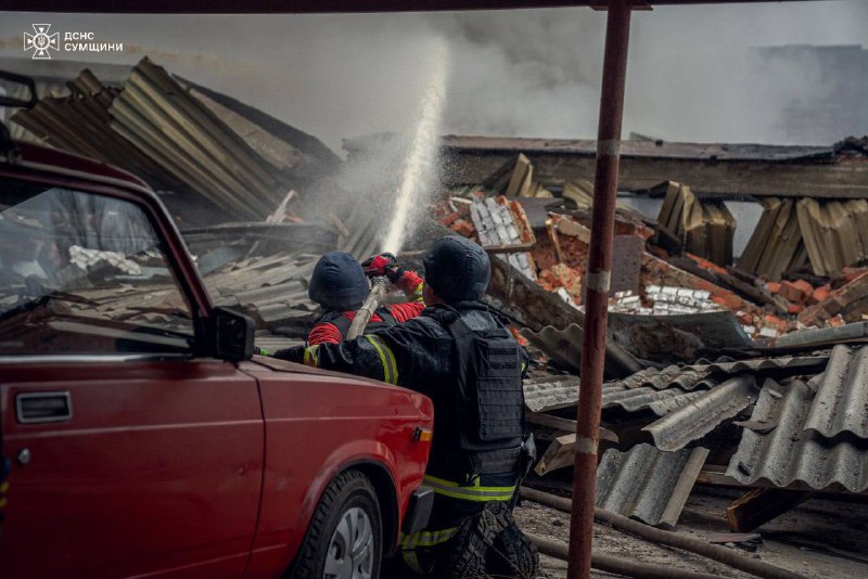 At least 2 people killed as result of Russian missile strikes with MLRS in Sumy