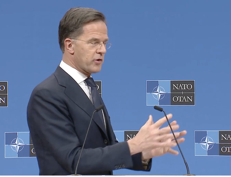 NATO is hoping Trump can be persuaded that he needs allies to win against China and that therefore he'll stay engaged in Europe. Today SecGen Rutte emphasized that Beijing would be empowered by a bad deal in Ukraine