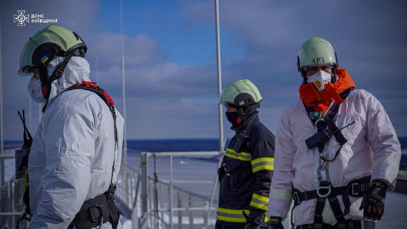 Firefighters still extinguishing minor fires after Russian drone strike at confinement of Chornobyl Nuclear Power Plant days ago