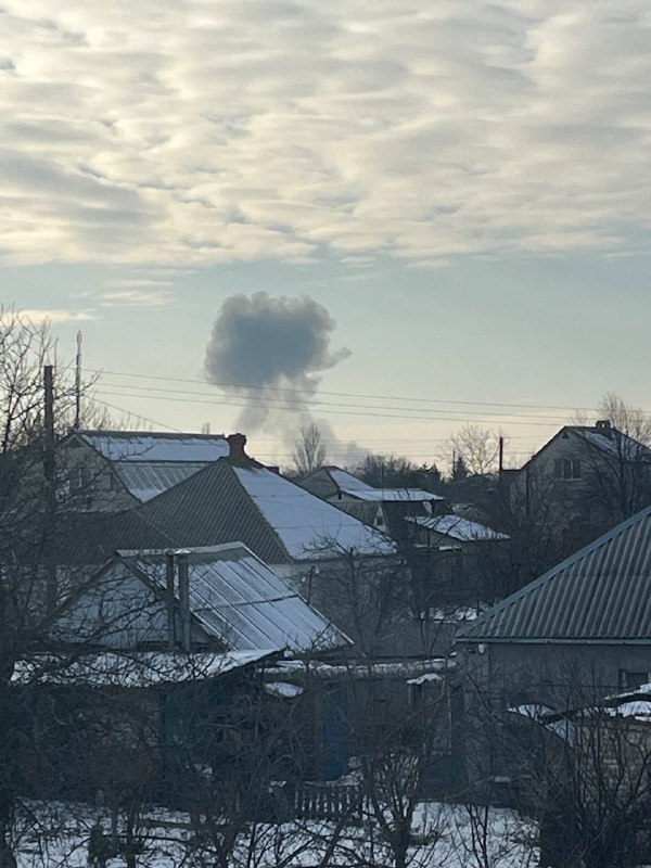 Airstrike reported in Sloviansk