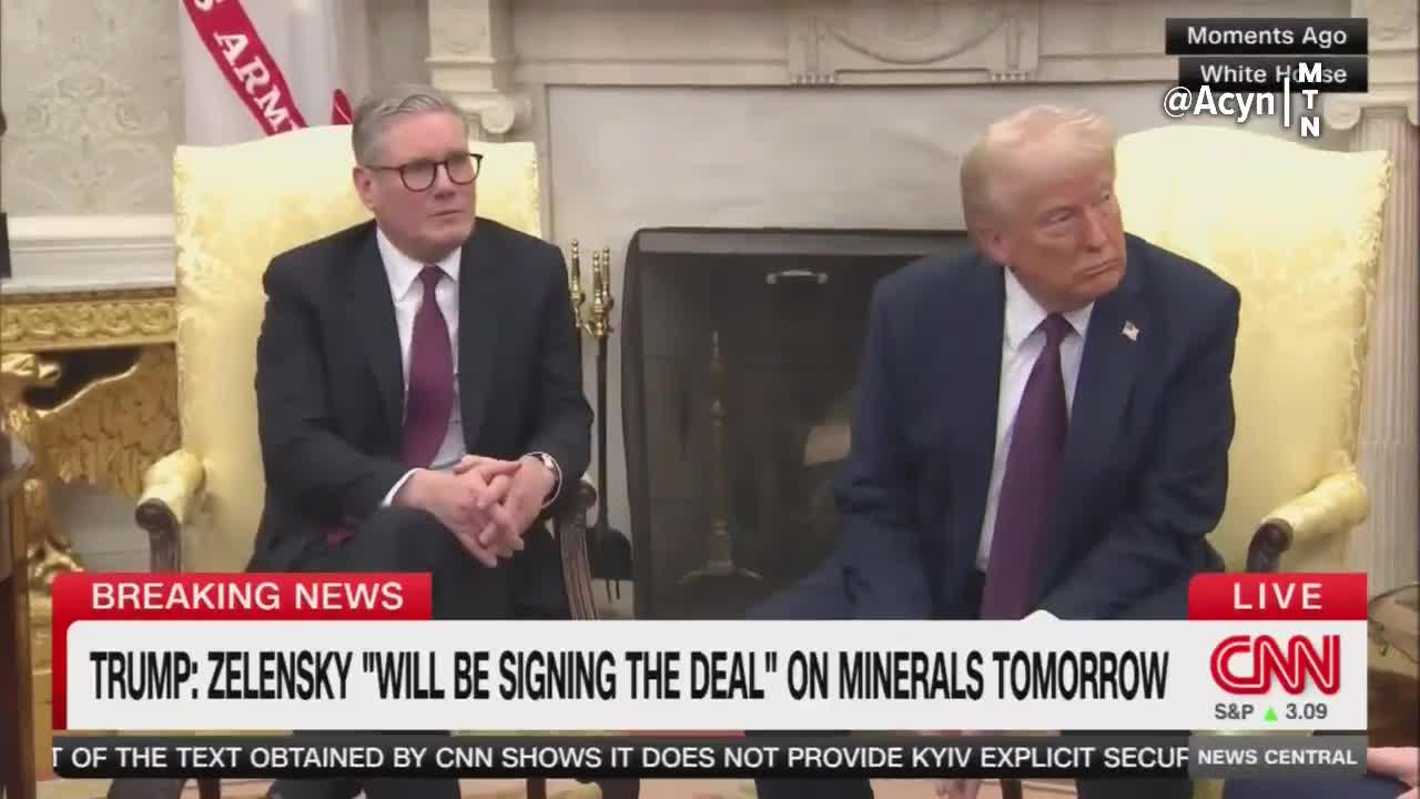 Reporter: The Europeans want Ukraine to be part of NATO as part of this deal.   Trump: It's not going to happen. It's just not going to happen. That's what started this whole thing