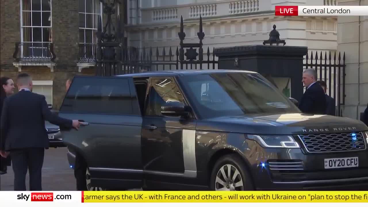 UK PM Starmer and French President Macron have arrived at the London summit on Ukraine, per Sky News. They will soon be joined by Zelensky and leaders from Italy, Germany, Denmark, Norway, Poland, Finland, and Romania. Representatives from Canada and Turkey are also expected to attend