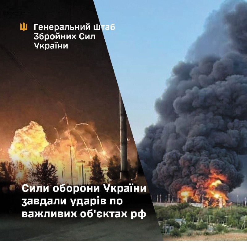 General Staff of Armed forces of Ukraine confirmed strikes at Engels and Dyagilevo airfields overnight
