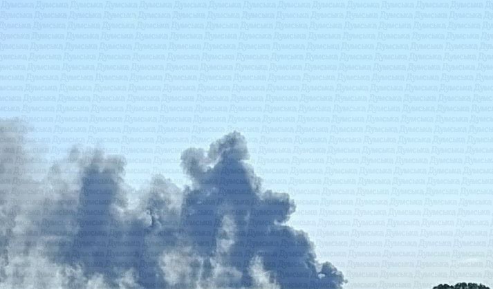 Fire after reported drone strike in Ovidiopol of Odesa region