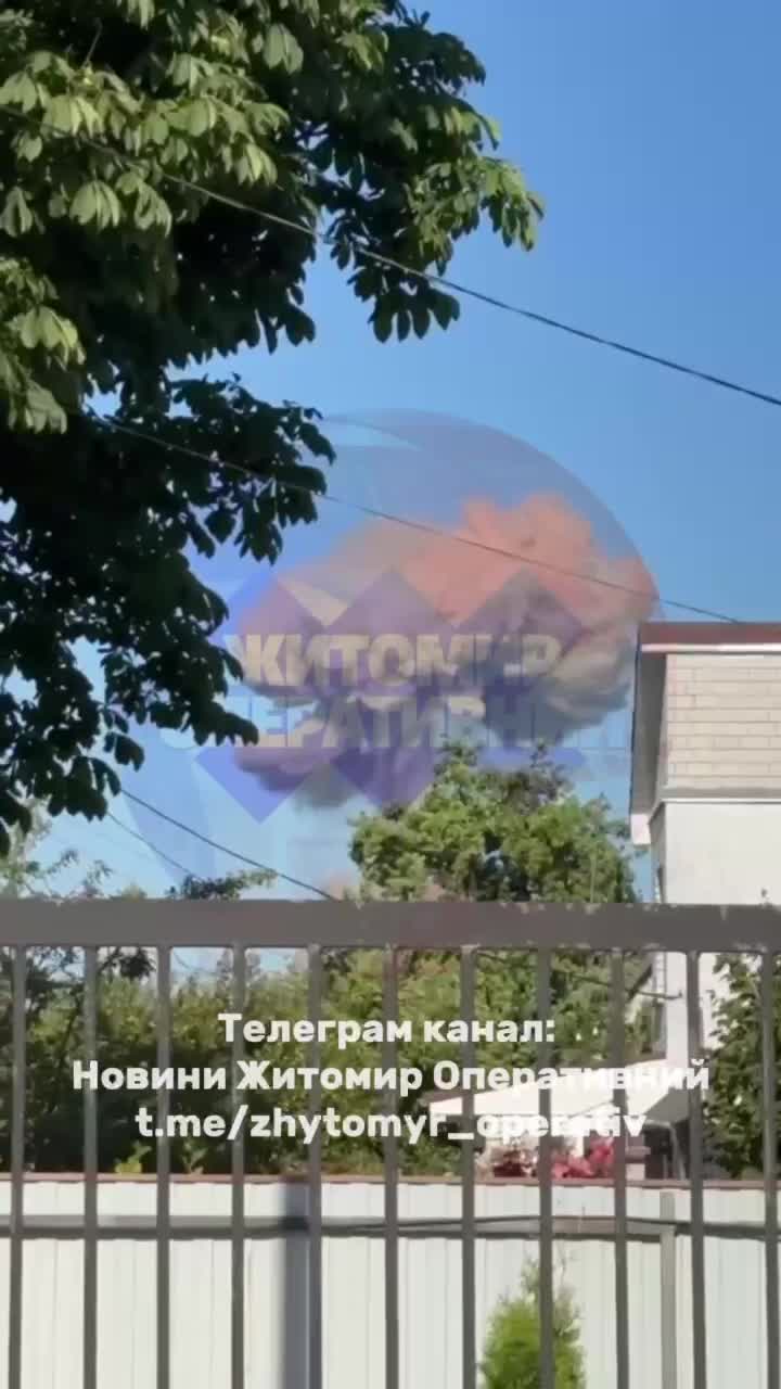 Explosion près de Jytomyr