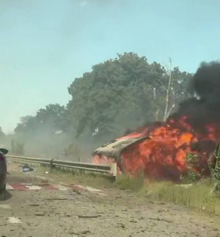 Plusieurs blessés après une explosion près d'une station-service près de Jytomyr