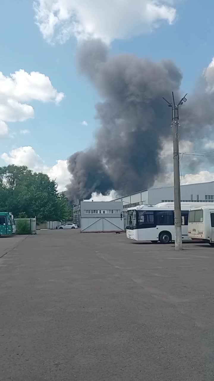 Пожар на химическом предприятии в Шебекино Белгородской области произошел после предполагаемого удара беспилотника