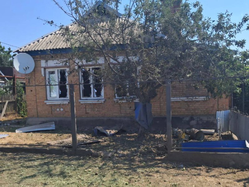 В результате российского обстрела сегодня в Днепропетровской области погибли 3 человека, 4 получили ранения