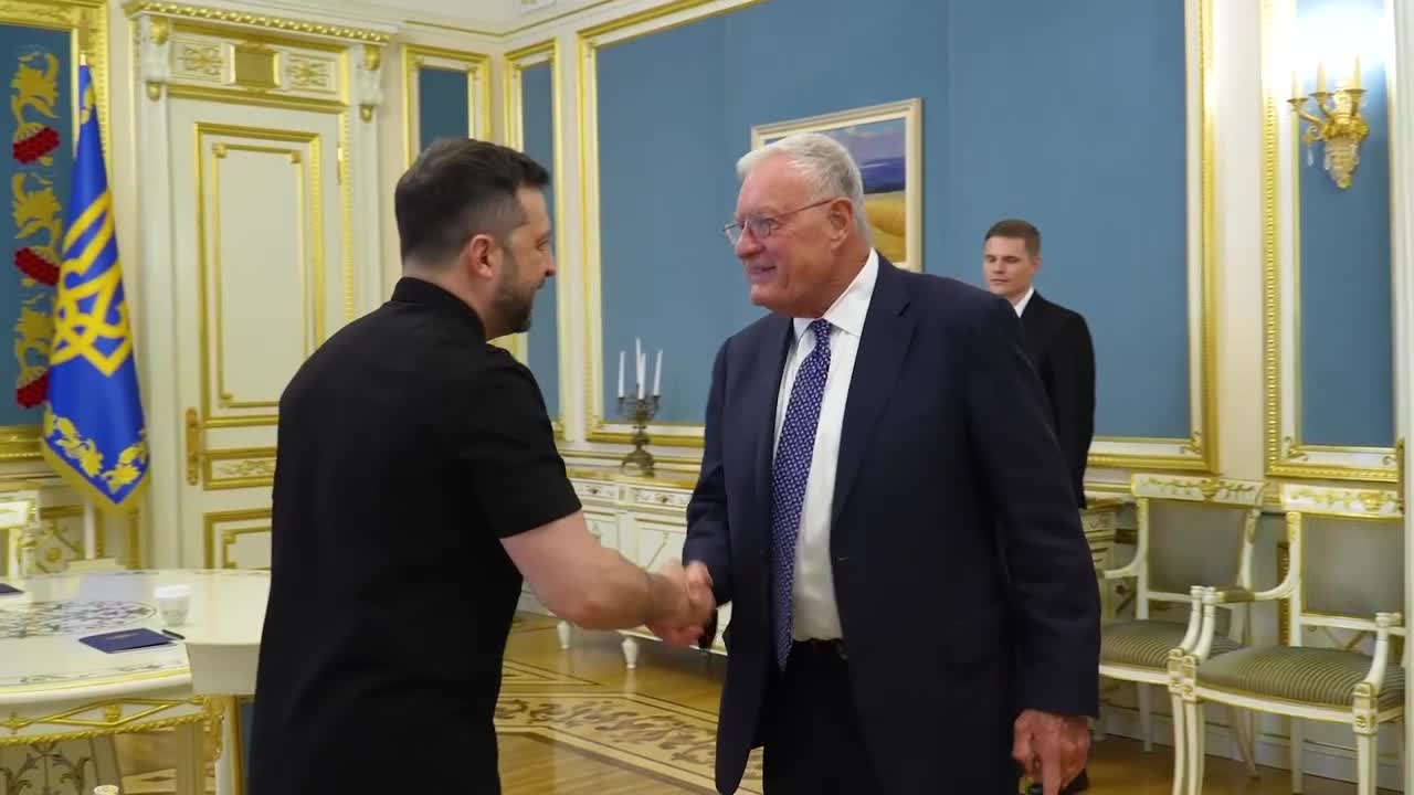 Президент Украины Зеленский встретился со специальным представителем США по вопросам Украины и России Китом Келлоггом