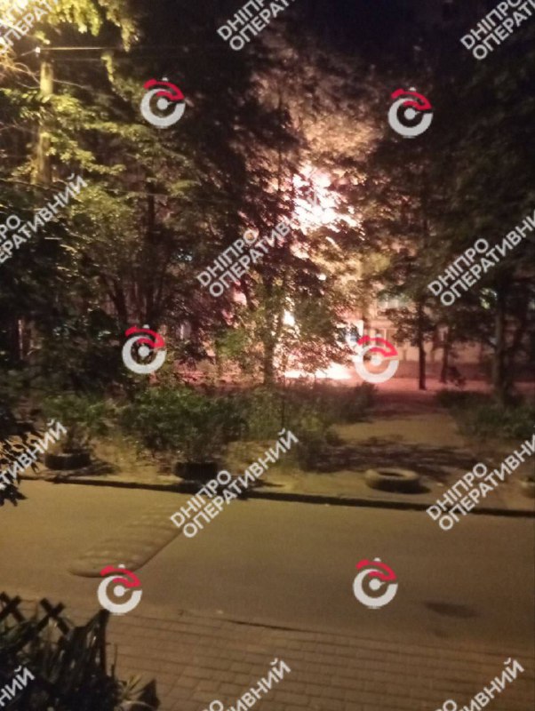 Пожар в жилом доме в Днепре, вероятно, не связан с ударом баллистической ракеты