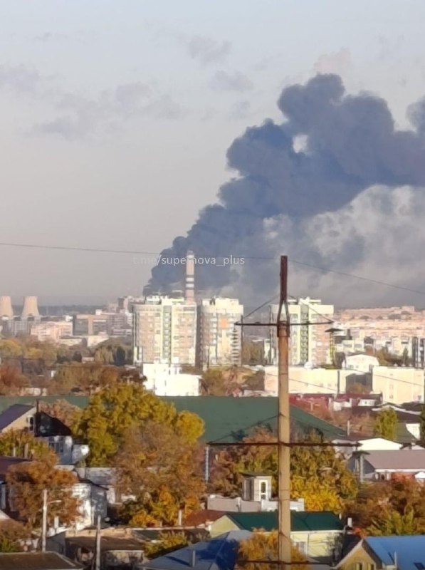 Беспилотники атаковали нефтебазу в Гвардейском под Симферополем