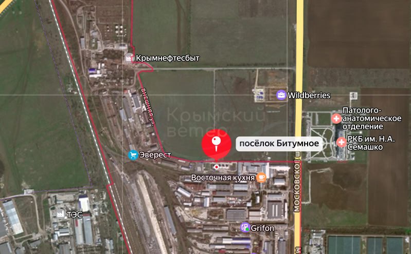 Fire reported after drone strike at the oil depot near Simferopol overnight