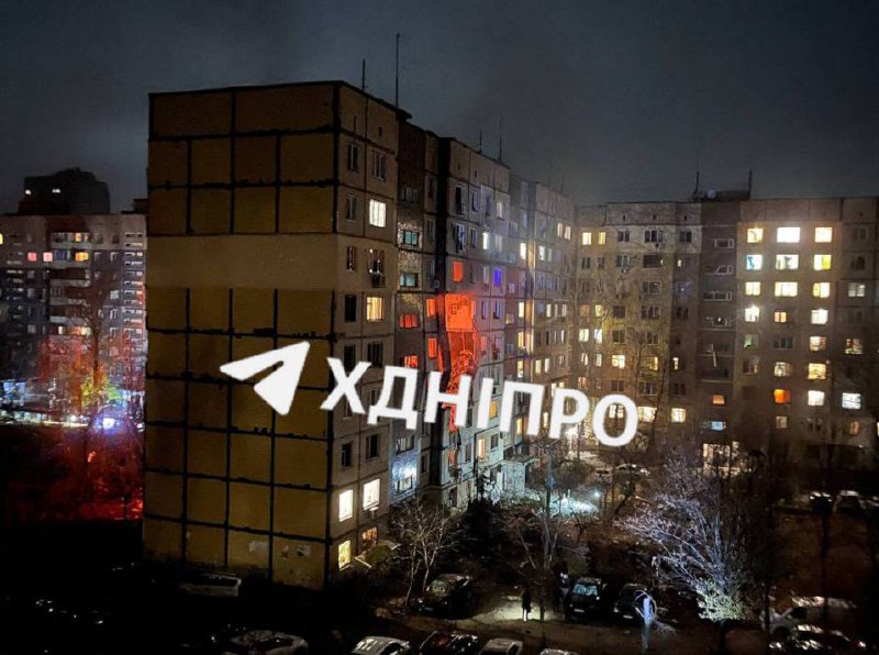 Un drone a percuté une maison d'habitation à Dnipro.