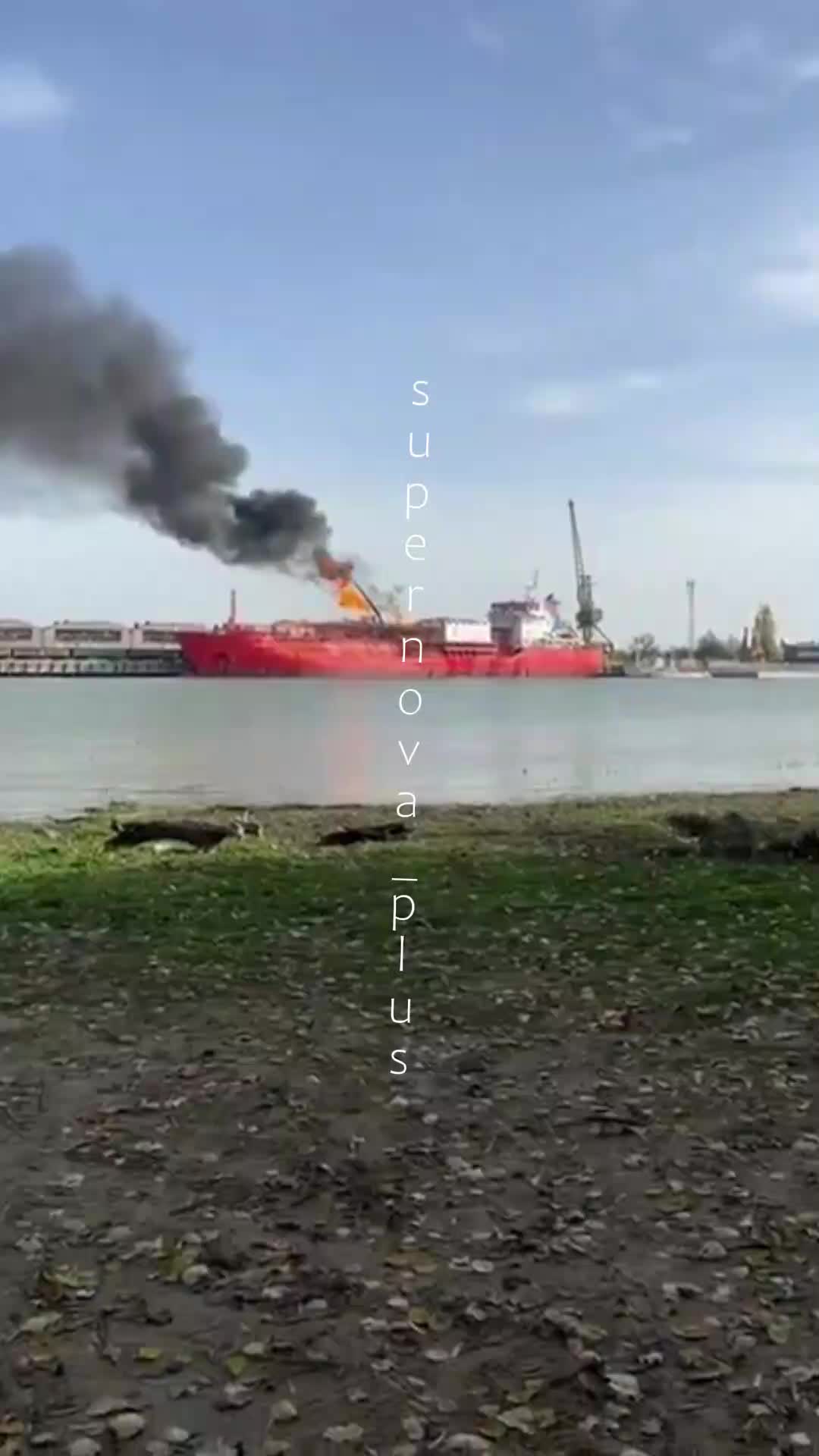 Russian drone has attacked Turkish-owned gas tanker on the border between Romania and Ukraine