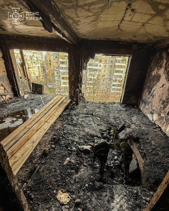 7 человек погибли, 21 ранен в результате ночного нападения России на Киев