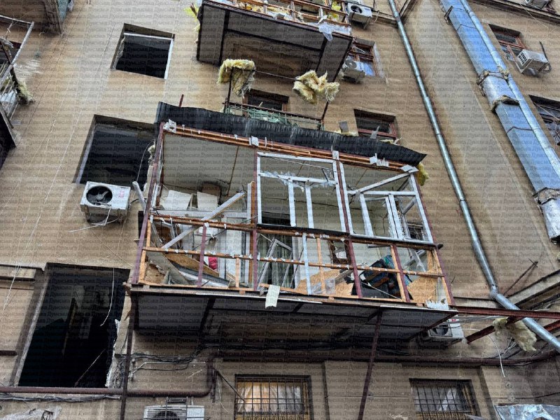 Daños en Odesa como resultado de los ataques rusos durante la noche