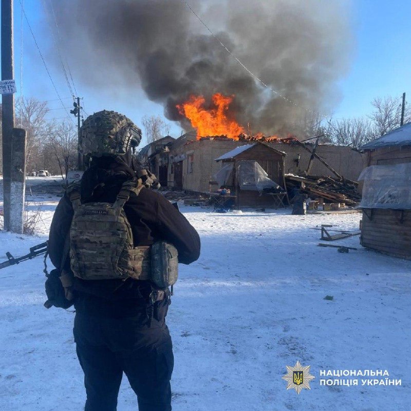 إصابة ثلاثة أشخاص بجروح نتيجة غارات جوية بطائرات مسيرة في مقاطعة تشوهويف