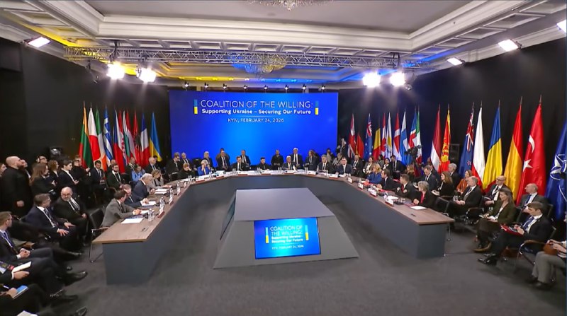 Two days ago, Ukraine received part of the air defense package, Zelensky said without giving details at a meeting of the Coalition of the Willing